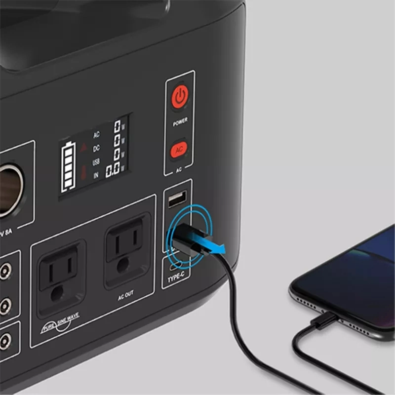 central eléctrica portátil al aire libre del tiroteo del aparato electrodoméstico del sistema eléctrico del generador de 300W que acampa AC/DC/USB/Solar