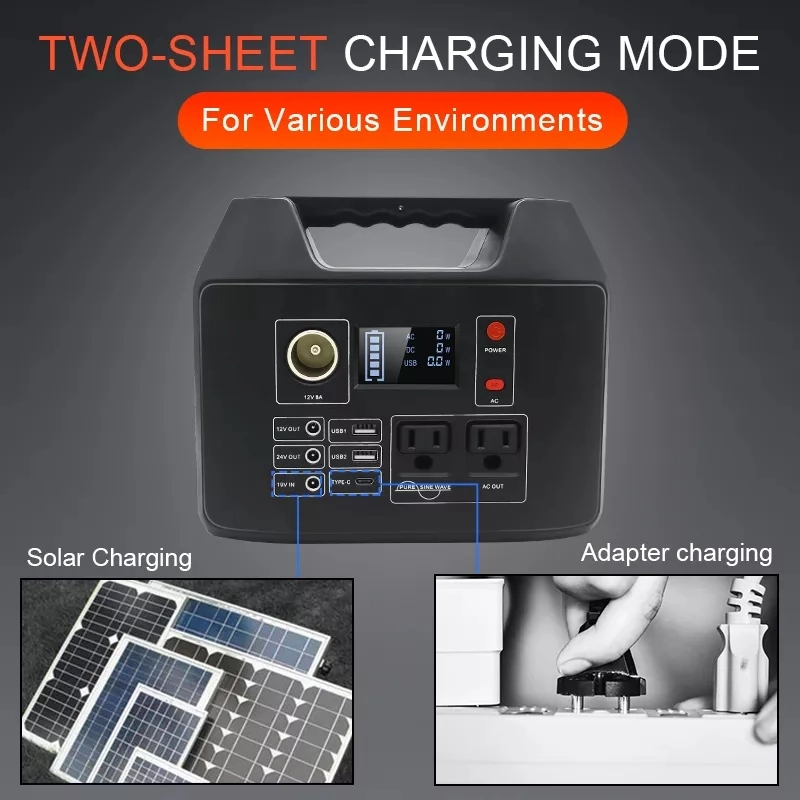 central eléctrica portátil al aire libre del tiroteo del aparato electrodoméstico del sistema eléctrico del generador de 300W que acampa AC/DC/USB/Solar