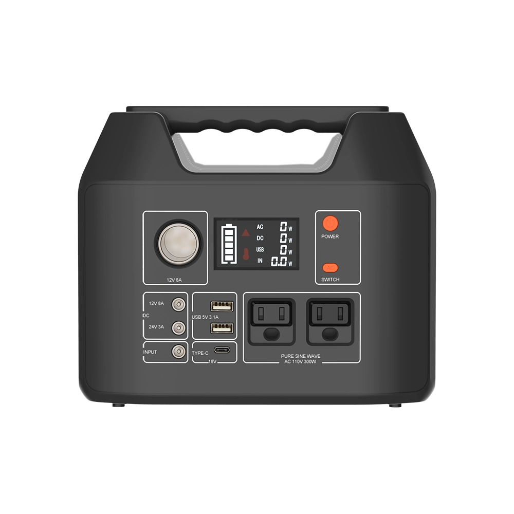 central eléctrica portátil al aire libre del tiroteo del aparato electrodoméstico del sistema eléctrico del generador de 300W que acampa AC/DC/USB/Solar